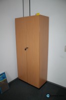 Büroschrank buchefarbig