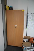 Büroschrank buchefarbig 80 x 180 cm