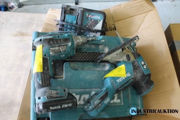 Akku-Schrauber MAKITA; Stichsäge MAKITA