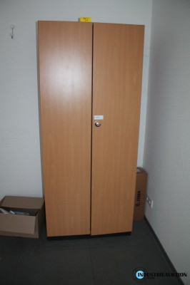 Büroschrank buchefarbig