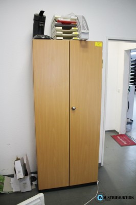 Büroschrank buchefarbig